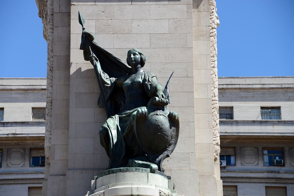 11 The Two Lateral Figures Represent The Assembly of 1813 and the Congress of 1816 Monument to the Two Congresses Congressiomal Plaza Buenos Aires